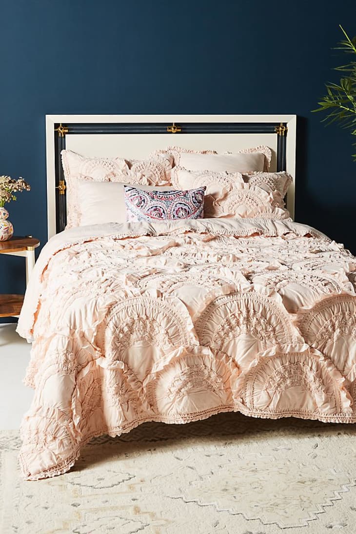 Anthropologie bed throw deals